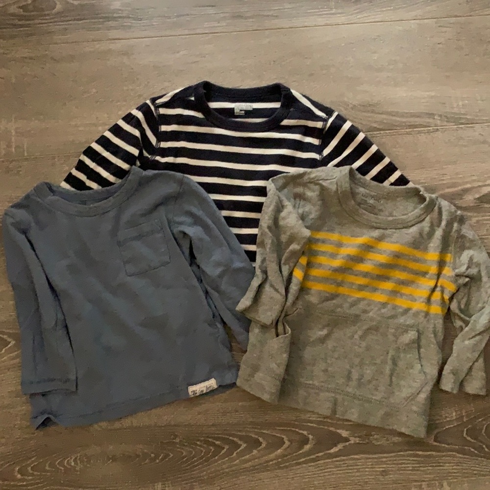 3 gap long sleeve T-shirts